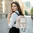 thumbnail image 6 of FORMRS Mini Backpack Purse for Women Quilted Travel Daypack Casual Shoulder Bag, Cute Elephant, 6 of 7
