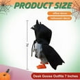thumbnail image 3 of xiziHUAN9C 7 Inch Desk Goose Outfits, Bat Hoodie for Desktop Goose, 7 Inches Mini Desk Geese Clothes Clothing Accessories for Geese Statue Table Decor,Black, 3 of 4
