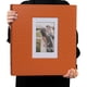 thumbnail image 1 of Álbum de fotos RECUTMS, 10 x 15 cm, 600 fotos, piel sintética, color naranja, 1 of 6
