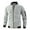 Grey, variant on Men Winter Weave Solid Cardigan Jacket With Pocket Zipper Thickened Stand Collar Outerwear Coat