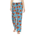 thumbnail image 1 of Fotbe Cartoon Watermelon Pantalones de Pijama para Mujer, Pantalones de Dormir, Pantalones Pj con Cordón y Bolsillos-3X-Large, 1 of 6
