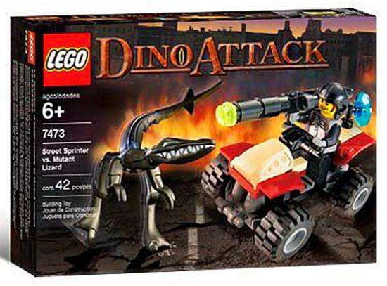 Pre-Owned Dino Attack Street Sprinter vs. Mutant Lizard Set LEGO