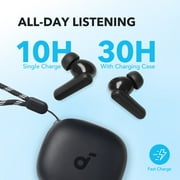 soundcore P25i Bluetooth True Wireless Earbuds, Big Bass, 30H Playtime, IPX5, with Charging Case, Black