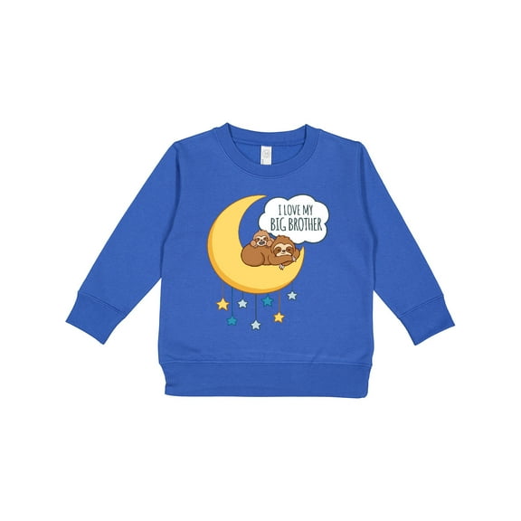 Inktastic I Love My Big Brother Toddler Sweatshirt