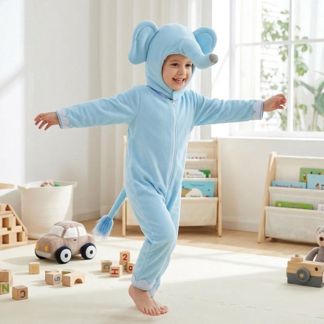 Disfraz de animal de Halloween para niños, mono de cosplay de animal para niños, ideal para fiestas y carnavales. L
