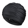 thumbnail image 4 of High Elastic Swimming Cap Bathing Cap Long Hair Cap Water Sport Turban Hats, 4 of 5