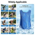thumbnail image 5 of Adjustable Cooling Vest with 24 Ice Packs for Men and Women, Anti-Heat Ice Vest PVA Waterproof Ice Vest Resistant Personal Cooling Vest Sports Vest for Outdoor Work and Motorcycle, Blue, 5 of 8