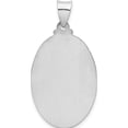 thumbnail image 5 of 14K White Gold Polished/Satin St Christopher Medal Hollow Pendant (36 X 18.5) Made In United States xr1307, 5 of 6
