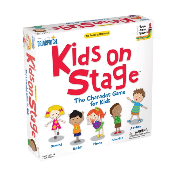 Kids On Stage The Charades Board Game By Briarpatch Walmart Com