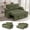 Green, variant on 58" Convertible Sleeper Sofa Bed, Full Size Pull Out Couch with USB Charging, Cup Holders, Side Table, Adjustable Backrest, Corduroy Loveseat for Living Room, Apartment, Office (Green)