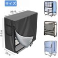 thumbnail image 4 of BOSKING Housse de Protection pour Lit Pliant 39"x15"x45 Pouces Pouces Usage Intensif Intérieur/extérieur Housse de Rangement Universelle pour Chaise Pliante Imperméable avec Fermeture Éclair et Poignée Latérale pour un Enfilage et un Retrait Faciles (Gris), 4 of 7