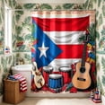 thumbnail image 5 of Fmbmuo Patriotic Shower Curtain 72x72 Inch Waterproof Heavy-Duty Polyester Bathroom Curtain with 12 Hooks Home Decor,Multicolor, 5 of 5
