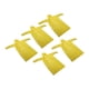 thumbnail image 4 of Poncho de lluvia reutilizable de EVA de 5 piezas, impermeable grueso con capucha para adultos para actividades al aire libre, amarillo, 4 of 5