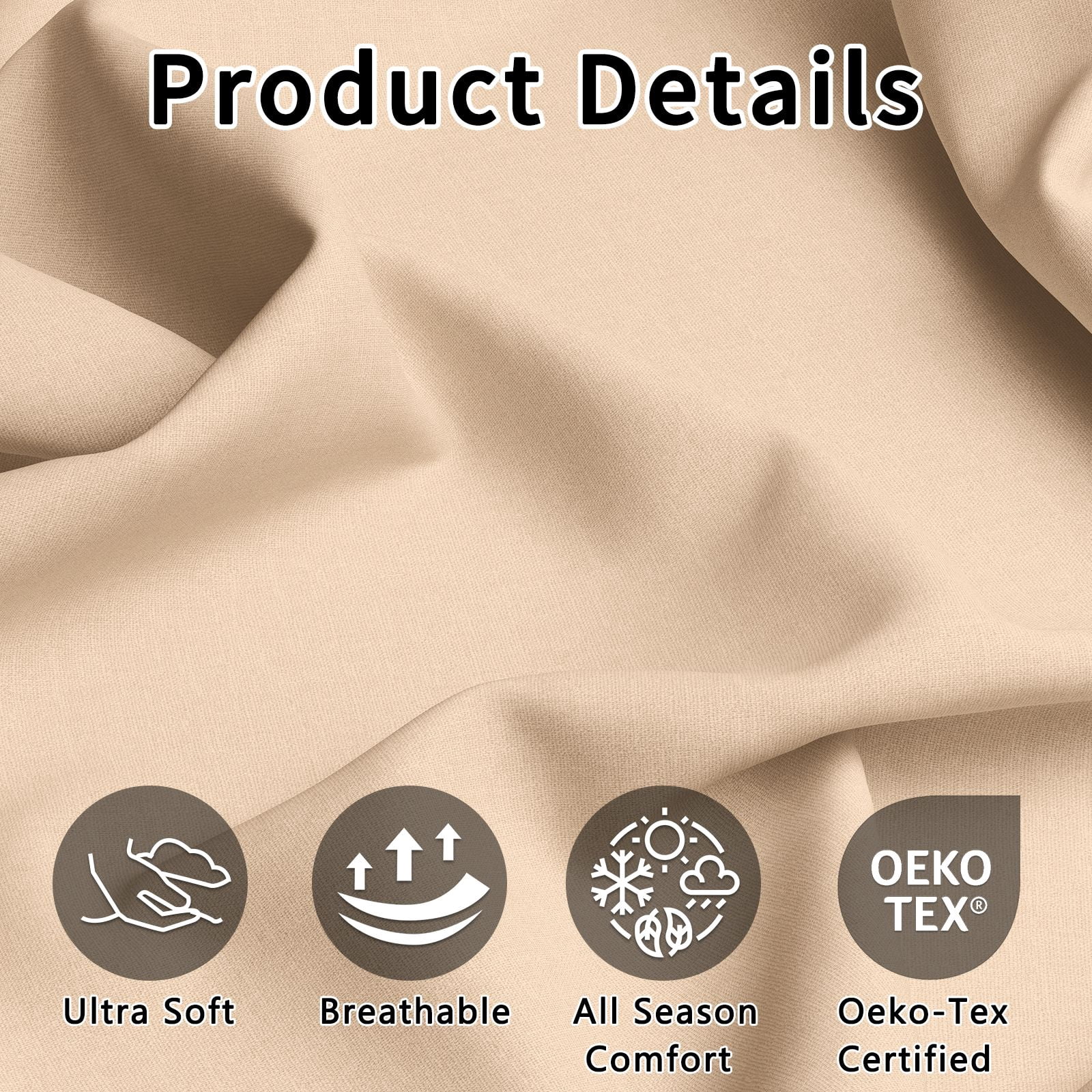 4Pcs Ultra-Soft 85g Sheet and Pillowcase Set, Soft Solid Color, Machine Washable, Suitable For All Seasons, Christmas Comfortable Bedding Set, Available For Single, Double, King, and Queen Beds