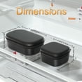 thumbnail image 3 of Soporte para viales de insulina ProCase, 9 ranuras, 13 x 13 x 7,5 cm, negro, 3 of 7