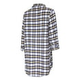 thumbnail image 3 of Women's Concepts Sport Purple Minnesota Vikings Sienna Plaid Full-Button Long Sleeve Nightshirt, 3 of 3