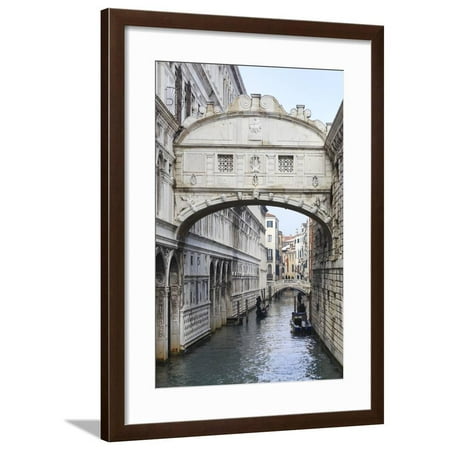 Bridge of Sighs in winter, Venice, UNESCO World Heritage Site, Veneto, Italy, Europe Framed Print Wall Art By Eleanor