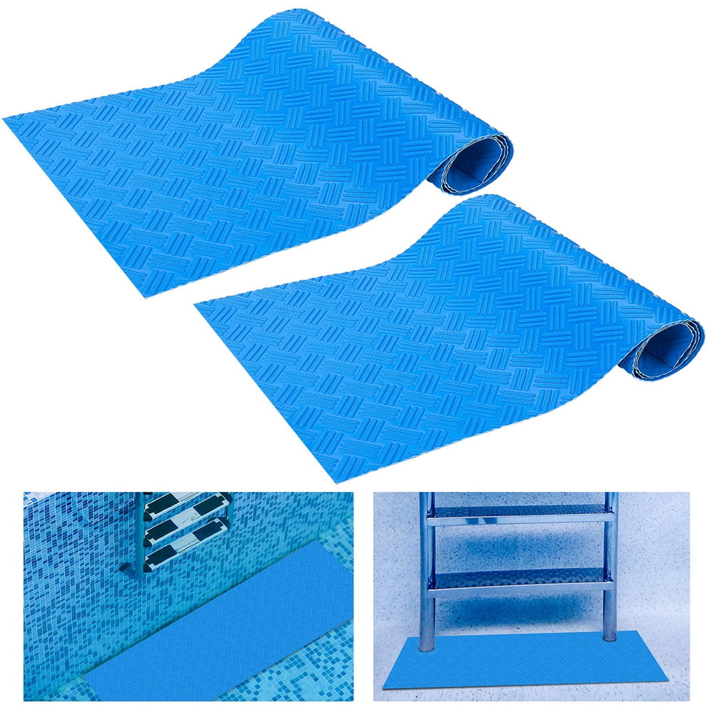 2 Pack Swimming Pool Ladder Mat Protective Pool Ladder Pad Step Mat