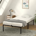 thumbnail image 3 of 10 Inch Metal Bed Frame Full Size, Platform Bed Frame No Box Spring Needed, with Metal Slat Support & Under Bed Storage, Easy Assembly, Black, 3 of 9