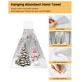 thumbnail image 4 of Flowers Bouquet Watercolor Painting Hand Towel Household Absorbent Kitchen Towel Lazy Rag Wipe Towel Microfiber Hand Towel, 4 of 7