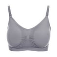 thumbnail image 6 of EFINNY Women's Nursing Bra Seamless Full Cup Bras Adjustable Maternity Underwear, 6 of 8