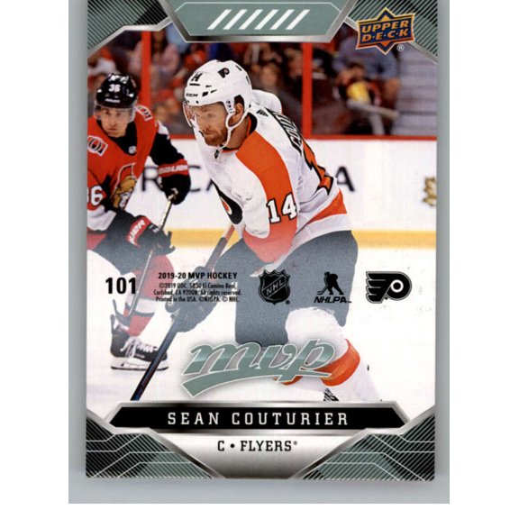 Collectible 2019-20 Upper Deck MVP Puzzle Backs #101 Sean Couturier Philadelphia Flyers NHL Hockey Trading Card