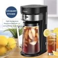 thumbnail image 5 of Aemego Iced Tea Maker with 2.5-Quart Glass Pitcher, Auto Shut-Off & Strength Selector for Coffee and Tea Brewing, 5 of 6