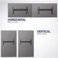 thumbnail image 4 of VIVO Pop-Out Video Wall Mounts, Fits 2 TV Screens 37 to 90 inches, 2 Mounts, 4 of 8