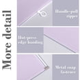thumbnail image 6 of TACILIP School Supplies, 1PC Zipper File Bag Ribbon Business Card Style Data Organization A4 Large Capacity Thick Waterproof Storage Bag, Student Gifts, 6 of 6