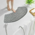thumbnail image 6 of Low Pile Bathroom Rug and Mat, Super Absorbent and Machine Washable with Non-Slip Backing, for Shower and Toilet Area(Gray), 6 of 6