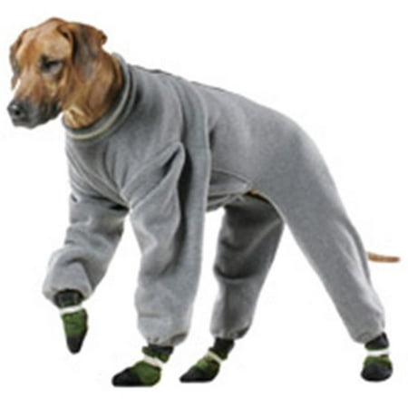 Muttluks FJ10G 4-Legged Fleece Dog Jogger - Size 10, Grey