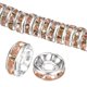 thumbnail image 1 of Paquete de 200 cuentas espaciadoras rondelle, cuentas sueltas de cristal de rhinestone checo de 0.31 pulgadas/8mm [Champagne], 1 of 6