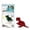 B, variante sur Clip Notes de Dinosaure en Plastique Mignon Ornement de Bureau Compact Léger Pratique à Transporter pour Bureau École Étudiant Papeterie Professionnelle