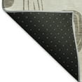 thumbnail image 5 of Addison Rugs Mayfield Premium Machine Washable Transitional Geometric Beige Rectangle Rug, 3' X 5' Machine Washable Transitional Geometric Beige Oversized Sherpa Throw Blanket, 5 of 7