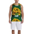 thumbnail image 6 of Rocae Sunflowers in Bucket for Men's Basketball Jersey Lightweight and Breathable Athletic Tank Top,Quick-Drying Sports Jersey Medium, 6 of 9