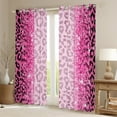 thumbnail image 2 of jejeloiu Leopard Pattern Blackout Curtains Set of 2 (38x54 Each),Modern Cheetah Print Curtains and Drapes,Pink Bling Print Living Room Curtains For Girl Teens,Microfiber Bedroom Decor, 2 of 6