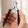 thumbnail image 6 of Cuticle Nipper, Rose Red Long Handle - Cuticle Trimmer Nail Cuticle Nipper Clipper Stainless Manicure and Pedicure Tool with Non Slip Handle Available in A Variety of Sizes, Nail Clippers, Nail, 6 of 9