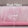 thumbnail image 4 of Softlife Super Soft Plush Tie Dye Velvet Rugs for Home Decor,Fluffy carpet For Living Room,Bedroom,5'x8',Pink, 4 of 7