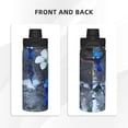 thumbnail image 3 of Lsque Pikmin Pattern Water Bottle,18oz Sports Insulated Kettle for Cycling Gym Basketball Outdoor, Suitable as a Present, 3 of 8