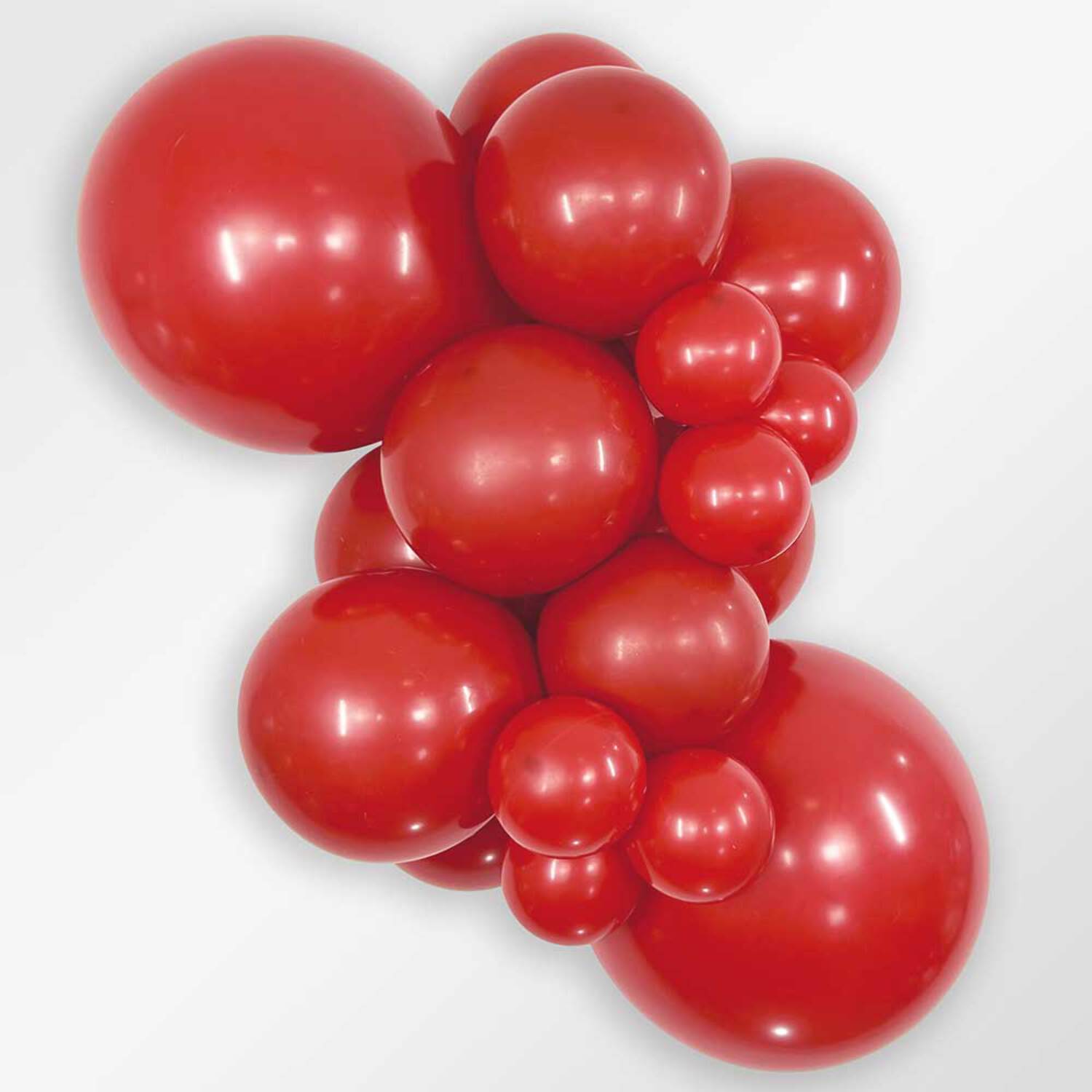 18 inch Sempertex Deluxe Imperial Red Latex Balloons (25 Pack) - Party Supplies Decorations