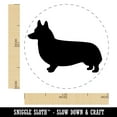 thumbnail image 2 of Pembroke Welsh Corgi Dog Solid Self-Inking Rubber Stamp Ink Stamper - Pink Ink - Medium 1 Inch, 2 of 7