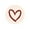 A, variant on PEIBang Valentine's Day Round Placemats,12 Inch Heart Washable Dining Table Mats,Heat Resistant Wipeable Placemats for Valentines Home Party Decor
