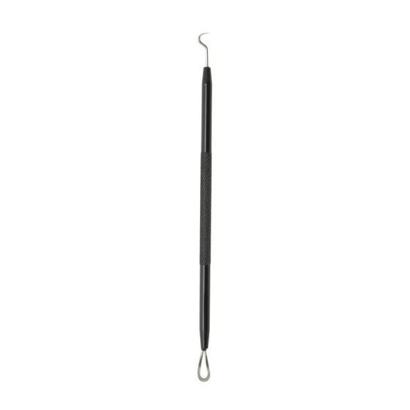 Unique Bargains 1 Pc Facial Pimple Extractor 4.92" Black