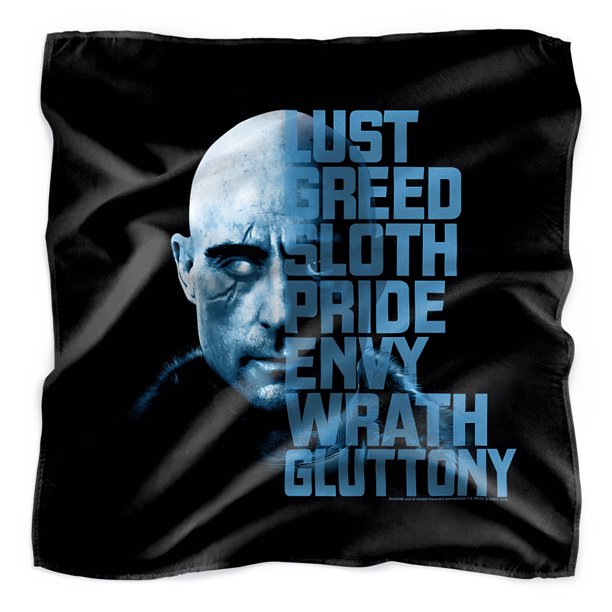 Trevco - Shazam! Movie Evil Dr. Sivana Bandana (21 in x 21 in