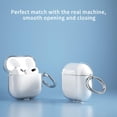 thumbnail image 3 of Split Design Case for AirPods 4, TPU, with Hook, Negative Pressure Fit, 5 Colors, 3 of 7