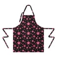 thumbnail image 2 of Pioneer Flower Floral Print Pattern Apron for Women and Men, Cotton Linen Waterproof with Pockets, Adjustable, 33x27 Inch for Kitchen, Gardening, BBQ, Salon, 2 of 6