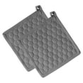 thumbnail image 2 of Fabstyles Fouta Cotton Oven Mitt & Pot Holder Set of 4, 2 of 3