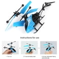 thumbnail image 1 of Helicóptero De Control Remoto, juguetes voladores, Dron Led recargable manual con luz LED para regalo de niños, 1 of 5