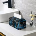 thumbnail image 2 of Psesaysky Waterproof Tissue Box Cover, Blue Hunting Camo Modern PU Leather Rectangular Car Tissue Holder - Decorative Organizer for Bathroom Vanity Countertop, Night Stands, Office Desk & Car, 2 of 7