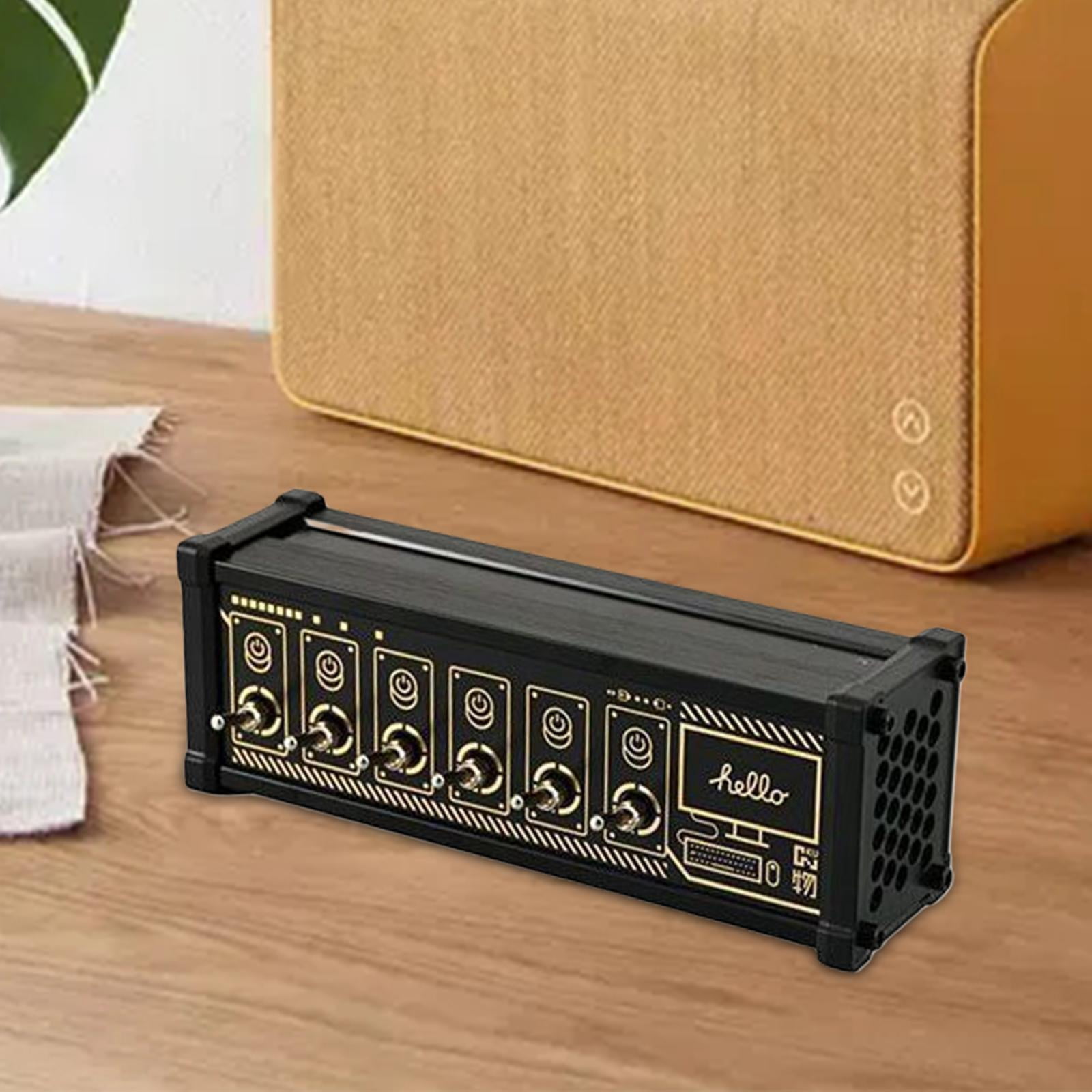 Portable 6 Port USB Hub Computer Accessory with Individual Control Switches Good Classic